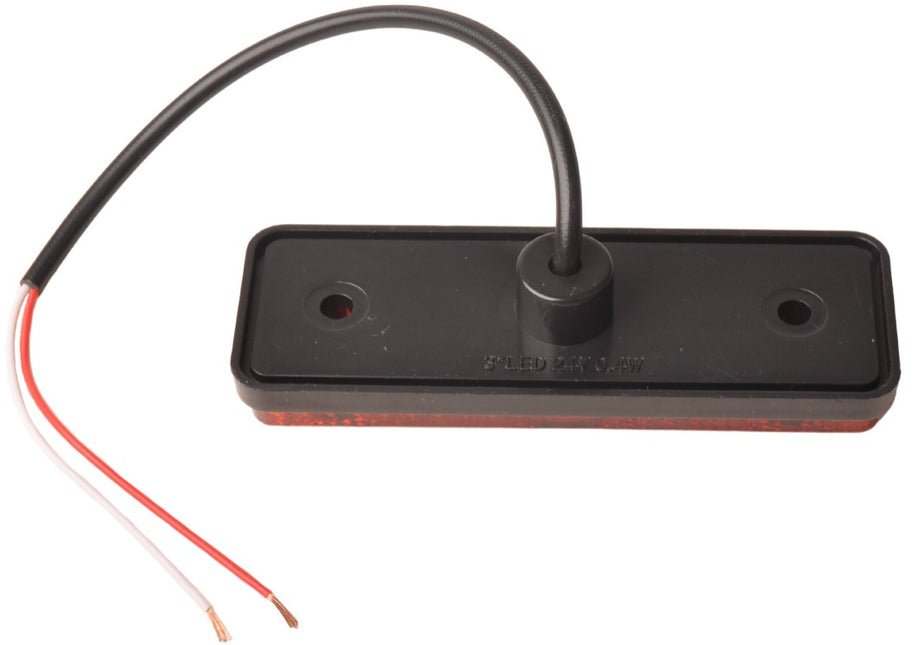 Cantonal Orange/gelbe Begrenzungsleuchte 100×34,5×21 mm – inklusive 10 cm zweiadriges Kabel