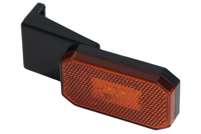 Cantonal Orange/gelbe Begrenzungsleuchte auf Montagesockel - 10 cm 2-adrige lose Litze - Glühlampe