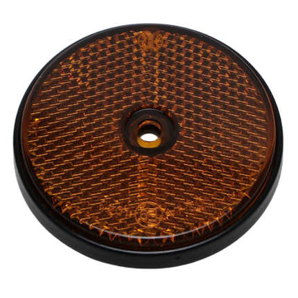 Cantonal Orange/gelber Cantonal-Reflektor 60 mm Schraublöcher rund