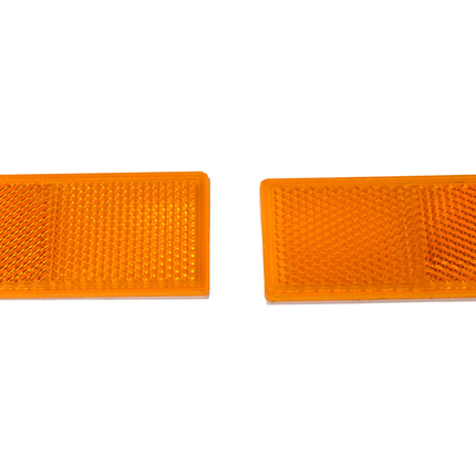 Cantonal Orange/gelber Reflektor 82x36 mm selbstklebend