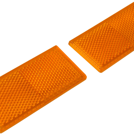 Cantonal Orange/gelber Reflektor 82x36 mm selbstklebend