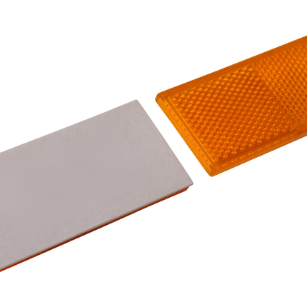 Cantonal Orange/gelber Reflektor 82x36 mm selbstklebend