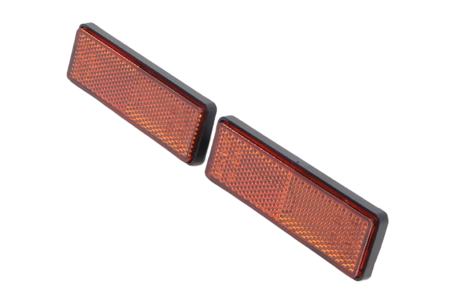 Cantonal Orange/gelber Reflektor 98x32,5 mm selbstklebend