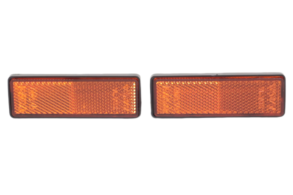 Cantonal Orange/gelber Reflektor 98x32,5 mm selbstklebend