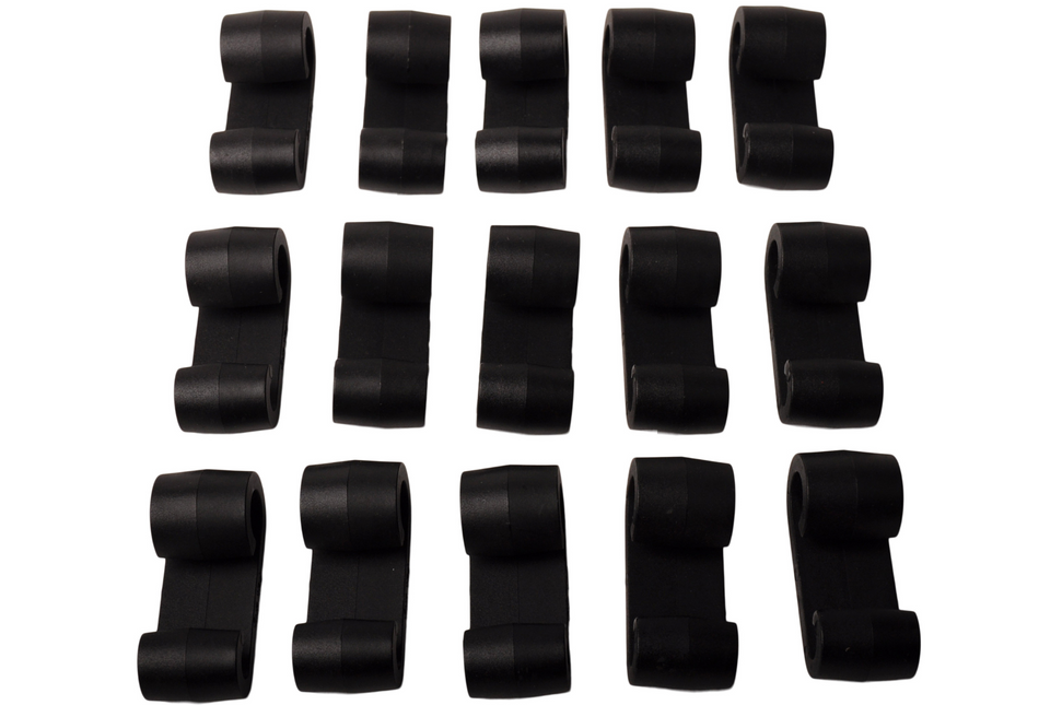 Cantonal Planenhaken für Flachplane Gummiband 18 mm - 15 Stück