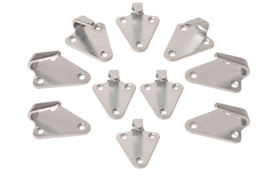 Cantonal Planenhaken für Gummiband oder Seil - 40x45 mm - 10 Stück