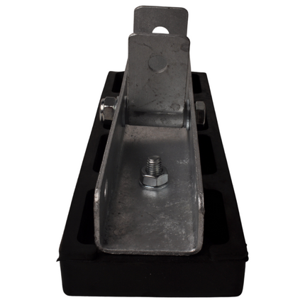 Cantonal Polster auf Halter - verstellbar - schwarz - 300x100x30 mm