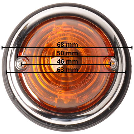 Cantonal Positionsleuchte orange (1 Stück)