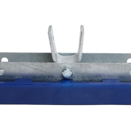 Cantonal Prallschutz auf Halter - verstellbar - blau - 300x100x30 mm