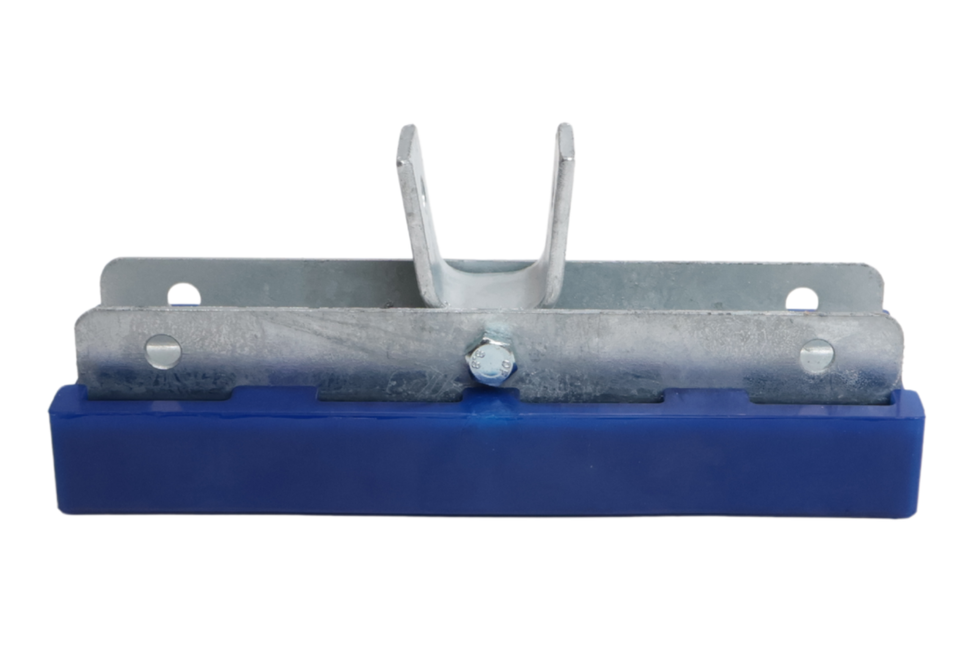 Cantonal Prallschutz auf Halter - verstellbar - blau - 300x100x30 mm