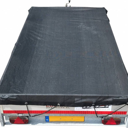 Cantonal Premium Anhängernetz - 280x160 cm - inklusive Gummiband rundum - UV-beständig - feinmaschig