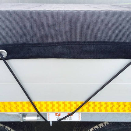 Cantonal Premium Anhängernetz - 280x160 cm - inklusive Gummiband rundum - UV-beständig - feinmaschig