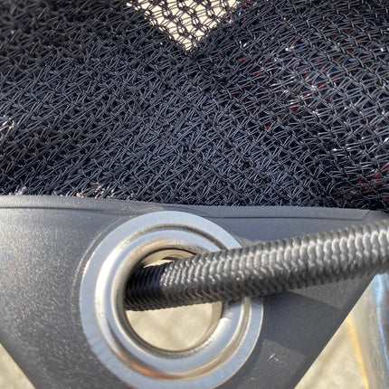 Cantonal Premium Anhängernetz - 280x160 cm - inklusive Gummiband rundum - UV-beständig - feinmaschig