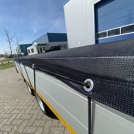 Cantonal Premium Anhängernetz - 330x200 cm - inklusive Gummiband rundum - UV-beständig - feinmaschig