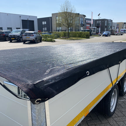 Cantonal Premium Anhängernetz - 330x200 cm - inklusive Gummiband rundum - UV-beständig - feinmaschig