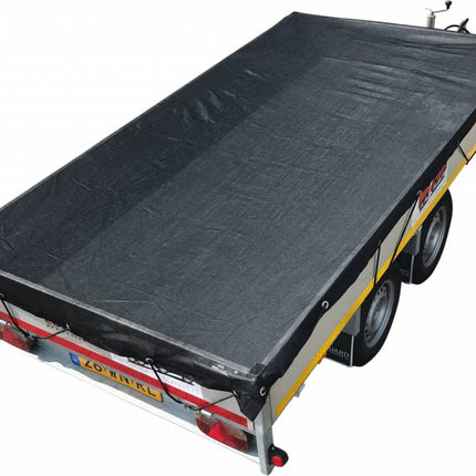 Cantonal Premium Anhängernetz - 350x180 cm - inklusive Gummiband rundum - UV-beständig - feinmaschig