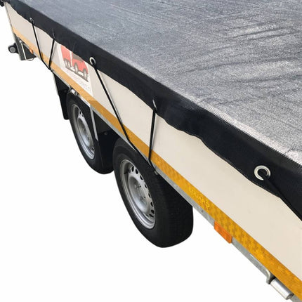 Cantonal Premium Anhängernetz - 570x250 cm - inklusive Gummiband rundum - UV-beständig - feinmaschig