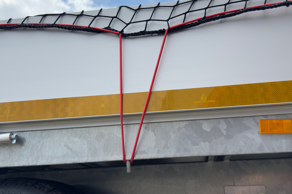 Cantonal Premium Anhängernetz - Maschennetz - 350x250 cm - inklusive Gummiband rundum - UV-beständig