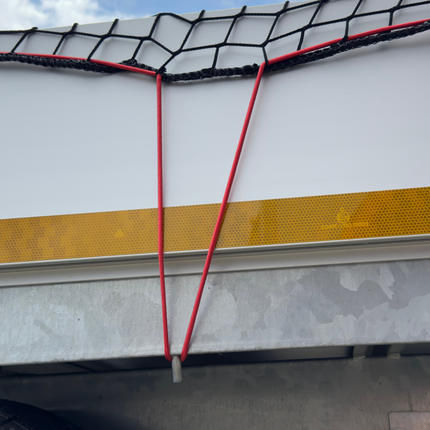 Cantonal Premium Anhängernetz - Maschennetz - 570x350 cm - inklusive Gummiband rundum - UV-beständig