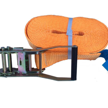 Cantonal Premium-Spanngurt - 800x5 cm - orange - Bruchlast 5000 kg - 2-teilig - AnhängerShop Aufdruck