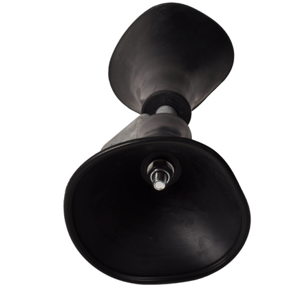 Cantonal Premium-Trompetenrollen-Satz - 400x140x140 mm - schwarz - für Beiboot