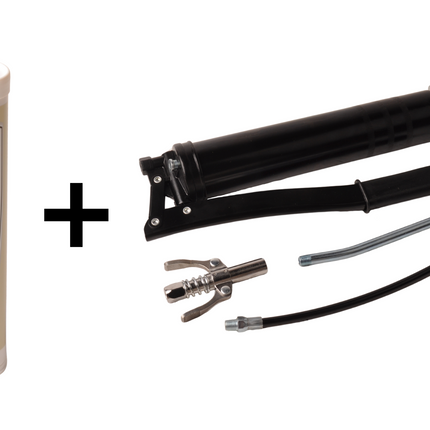 Cantonal Professionelle Fettpresse inklusive Kartusche - komplettset mit Zubehör