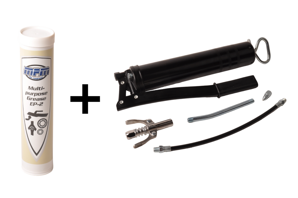 Cantonal Professionelle Fettpresse inklusive Kartusche - komplettset mit Zubehör