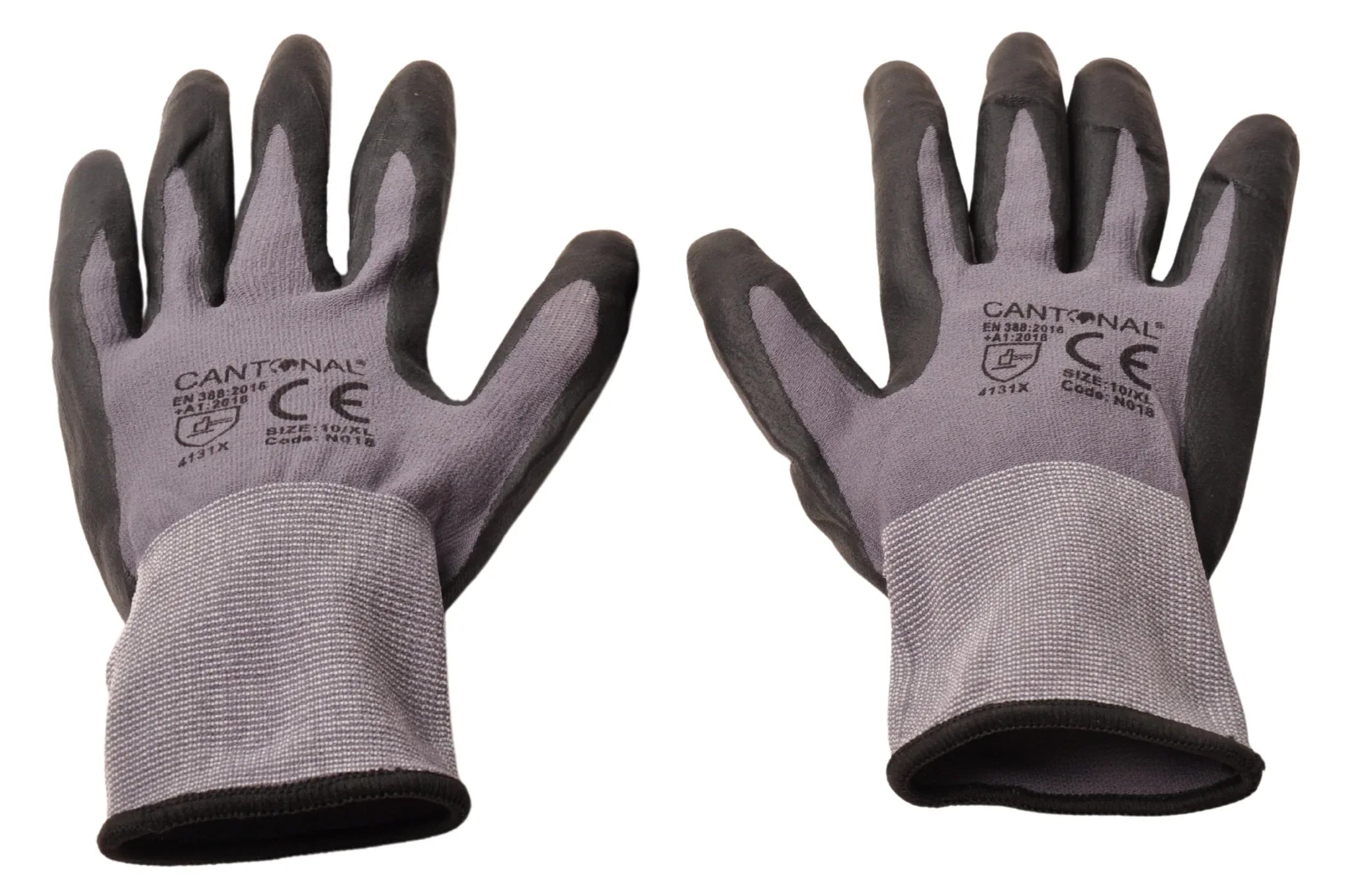 12 Paar Arbeitshandschuhe Gr. XL – Latex Beschichtet, Montagehandschuhe Von VERKEN, Rot