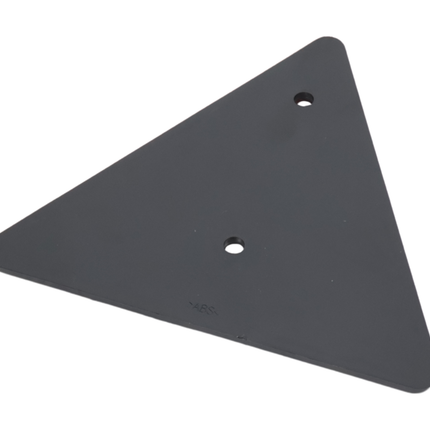 Cantonal Roter dreieckiger Reflektor - 153x130 mm - Mittenabstand 70 mm - 2 Stück