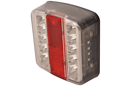 Cantonal Rückleuchte 4 Funktionen 105x98x35 mm - LED - Steckeranschluss