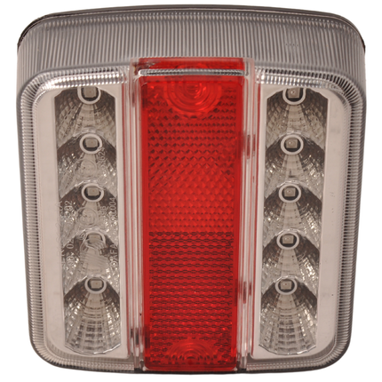 Cantonal Rückleuchte 4 Funktionen 105x98x35 mm - LED - Steckeranschluss