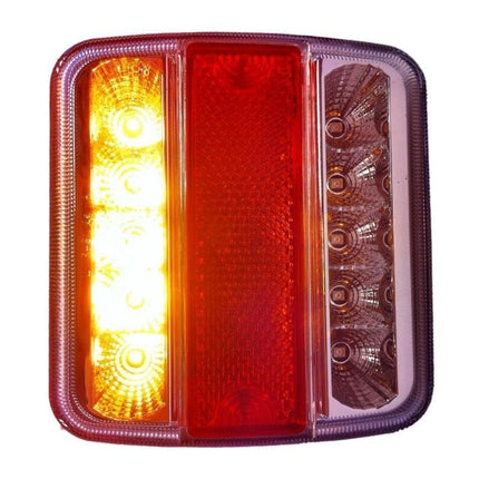 Cantonal Rückleuchte 4 Funktionen 105x98x35 mm - LED - Steckeranschluss