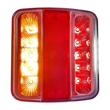 Cantonal Rückleuchte 4 Funktionen 105x98x35 mm - LED - Steckeranschluss