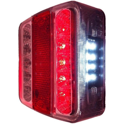 Cantonal Rückleuchte 4 Funktionen 105x98x35 mm - LED - Steckeranschluss