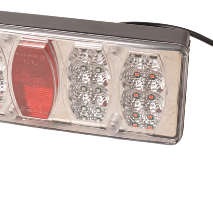 Cantonal Rückleuchte Aspöck-Stecker 228x100x53 mm - Voll-LED und Plug&Play - links