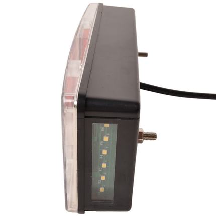 Cantonal Rückleuchte Aspöck-Stecker 228x100x53 mm - Voll-LED und Plug&Play - links