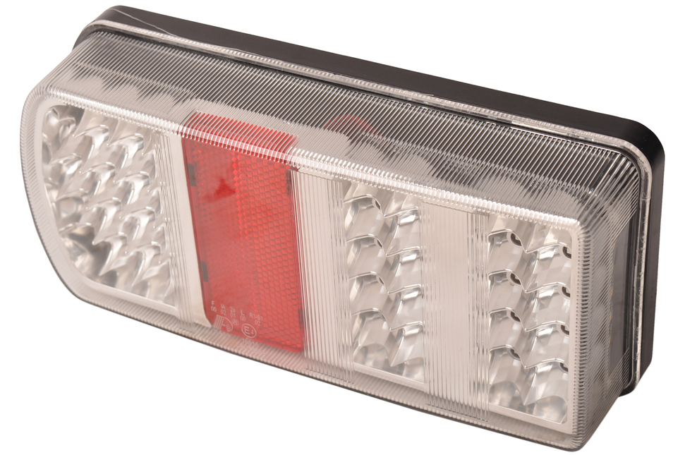 Cantonal Rückleuchte Aspöck-Stecker 228x106x55 mm - Voll-LED und Plug&Play - links