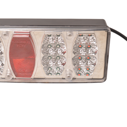 Cantonal Rückleuchte Aspöck-Stecker 228x106x55 mm - Voll-LED und Plug&Play - links