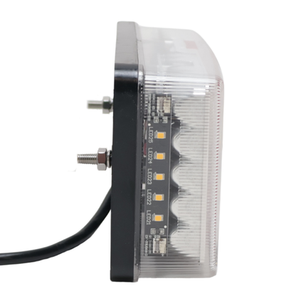 Cantonal Rückleuchte - Cantonal LED - rechts - 228x106x55 mm - lose Drahtanschluss - alle Funktionen