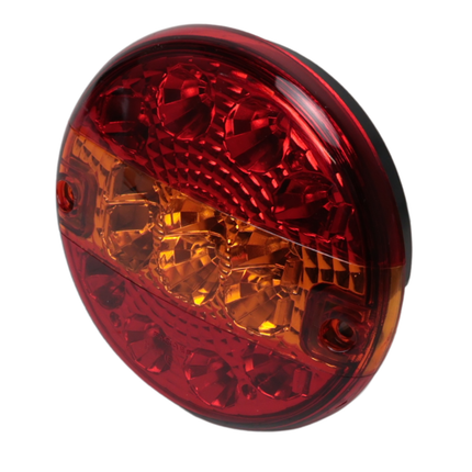 Cantonal Rückleuchte - Cantonal LED - rund flach - 140x35 mm - lose Kabelverbindung