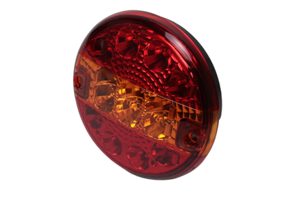 Cantonal Rückleuchte - Cantonal LED - rund flach - 140x35 mm - lose Kabelverbindung