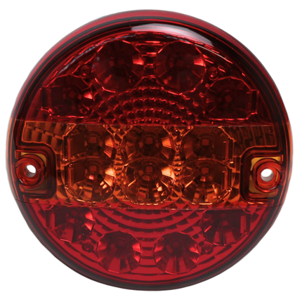 Cantonal Rückleuchte - Cantonal LED - rund flach - 140x35 mm - lose Kabelverbindung
