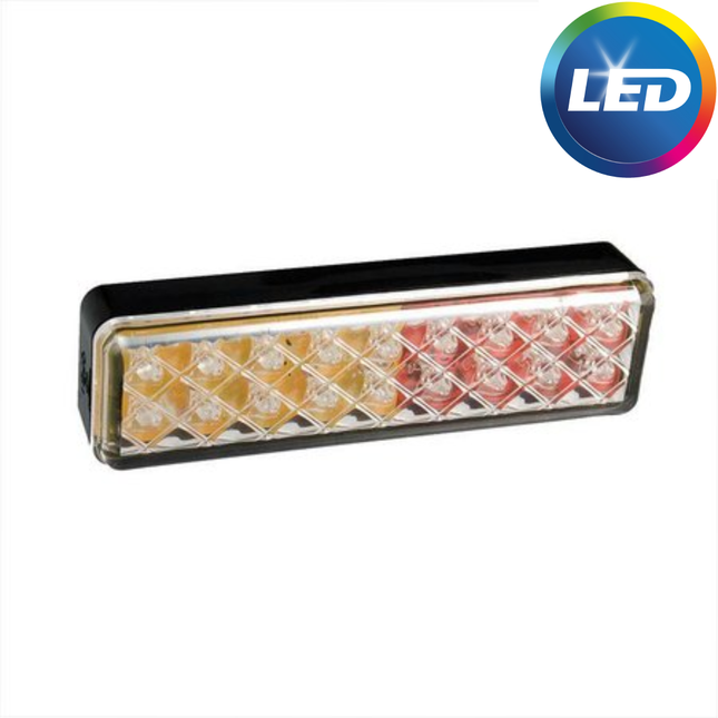 Cantonal Rückleuchte LED 135x38x24 mm - 3 Funktionen