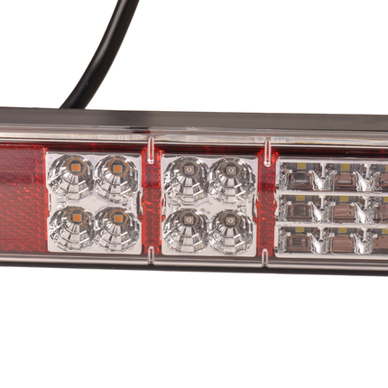 Cantonal Rückleuchte LED links/rechts 216x49,4x28 mm - 4 Funktionen - loser Drahtanschluss