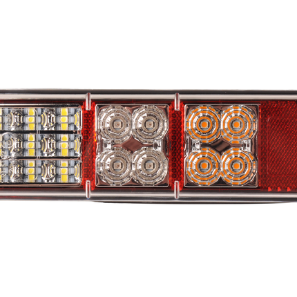 Cantonal Rückleuchte LED links/rechts 216x49,4x28 mm - 4 Funktionen - loser Drahtanschluss