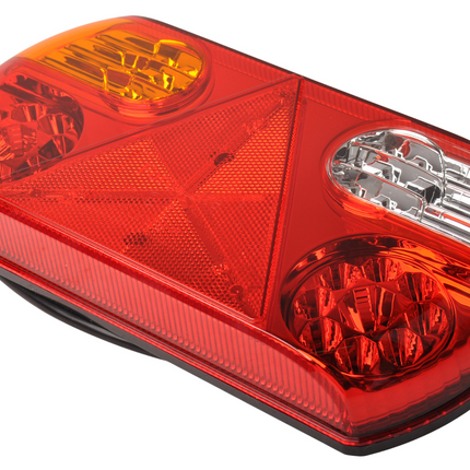 Cantonal Rückleuchte links 32 LEDs 296x145x45 mm - inklusive reflektierendes Dreieck