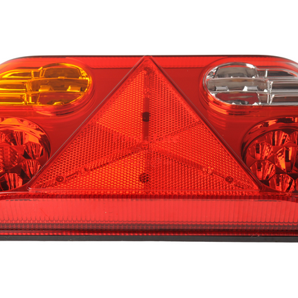 Cantonal Rückleuchte links 32 LEDs 296x145x45 mm - inklusive reflektierendes Dreieck