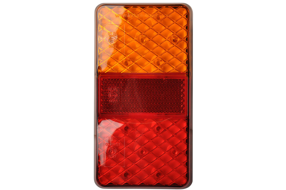 Cantonal Rückleuchte vertikal 80x150x24 mm - 3 Funktionen