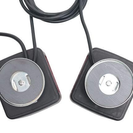 Cantonal Rückleuchten Set mit Magneten mit 12 Meter langem Hauptkabel - ideal für Bootstrailer