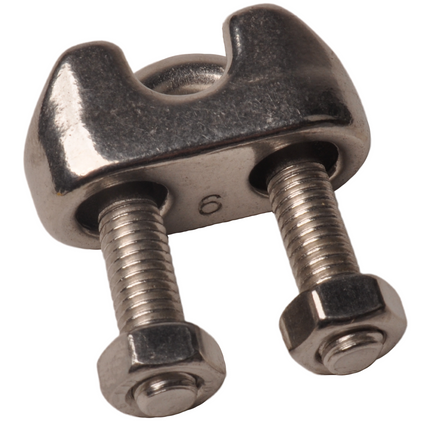 Cantonal RVS-Klammer für Stahldraht (6 mm)